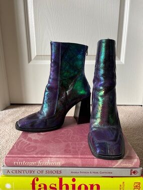 L’Intervalle Women’s Boots, Purple/Blue, 6.5